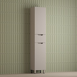 Style Line Шкаф пенал Остин 36 крем – фотография-3